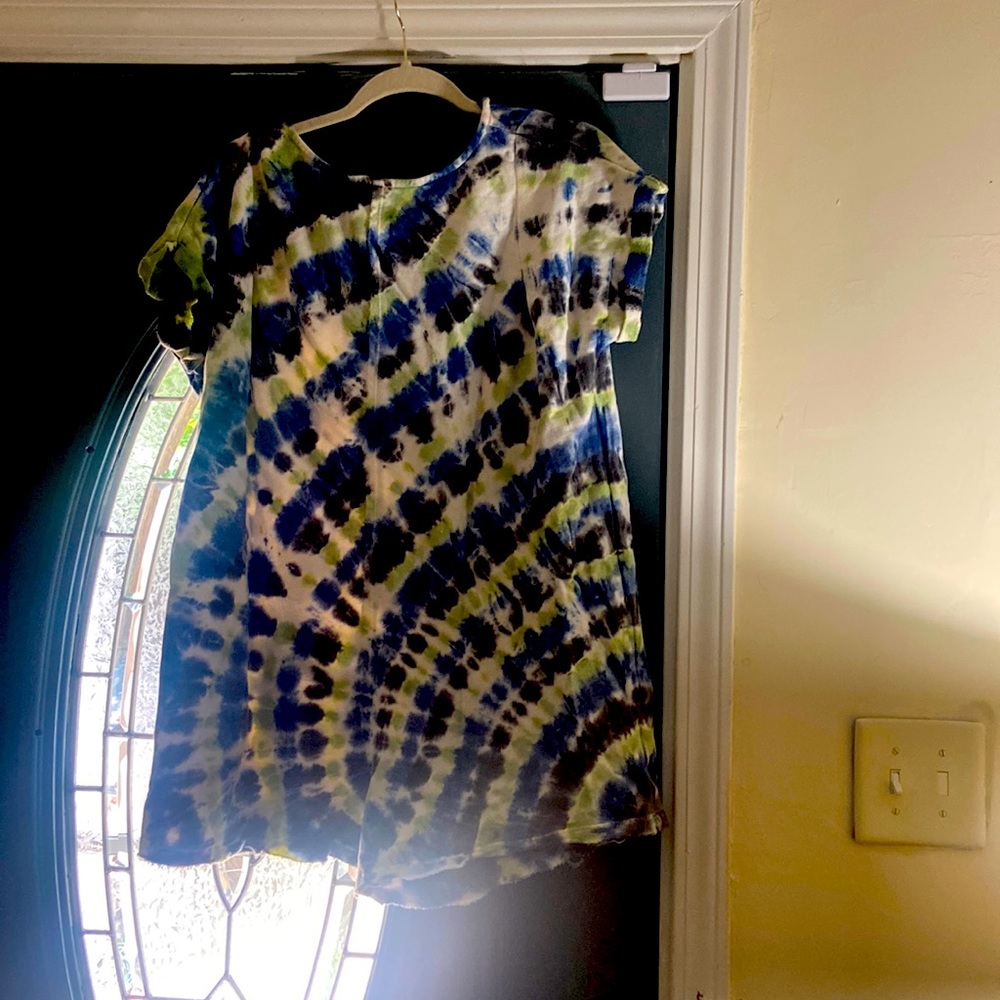 Tie dyed romper